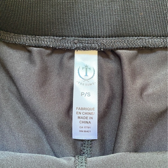 Tee Time Black Athletic Skort - Picture 4 of 4